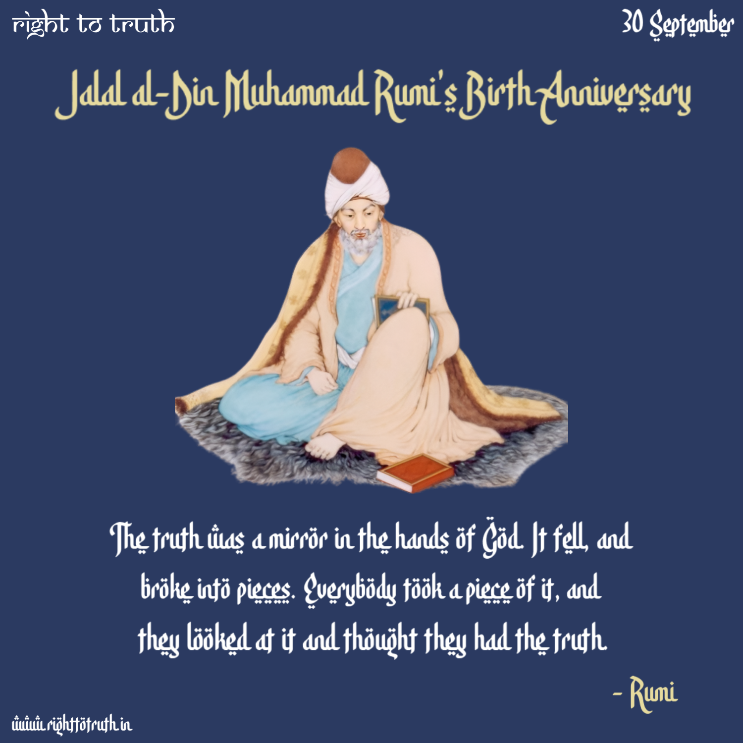 Us Rumi A World Still in Need of Rumi